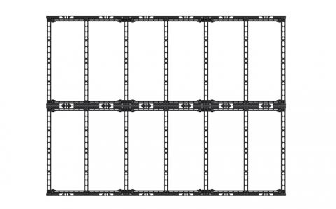 Premier Mounts Fixed Bracket Wall Mount 8X8 TVF LED