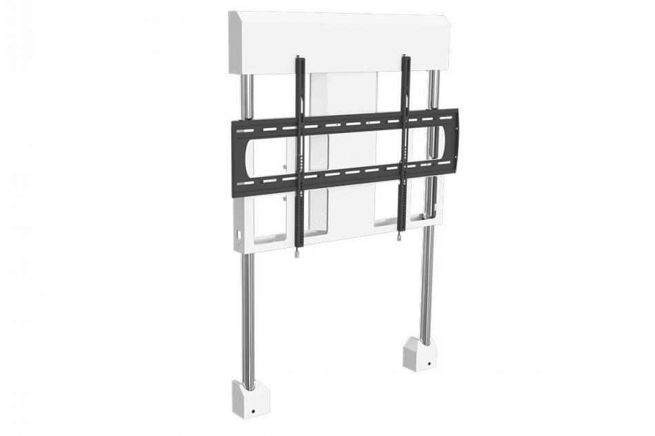 Flat Panel LCD Mount with Motorized Lifting and Lowering System