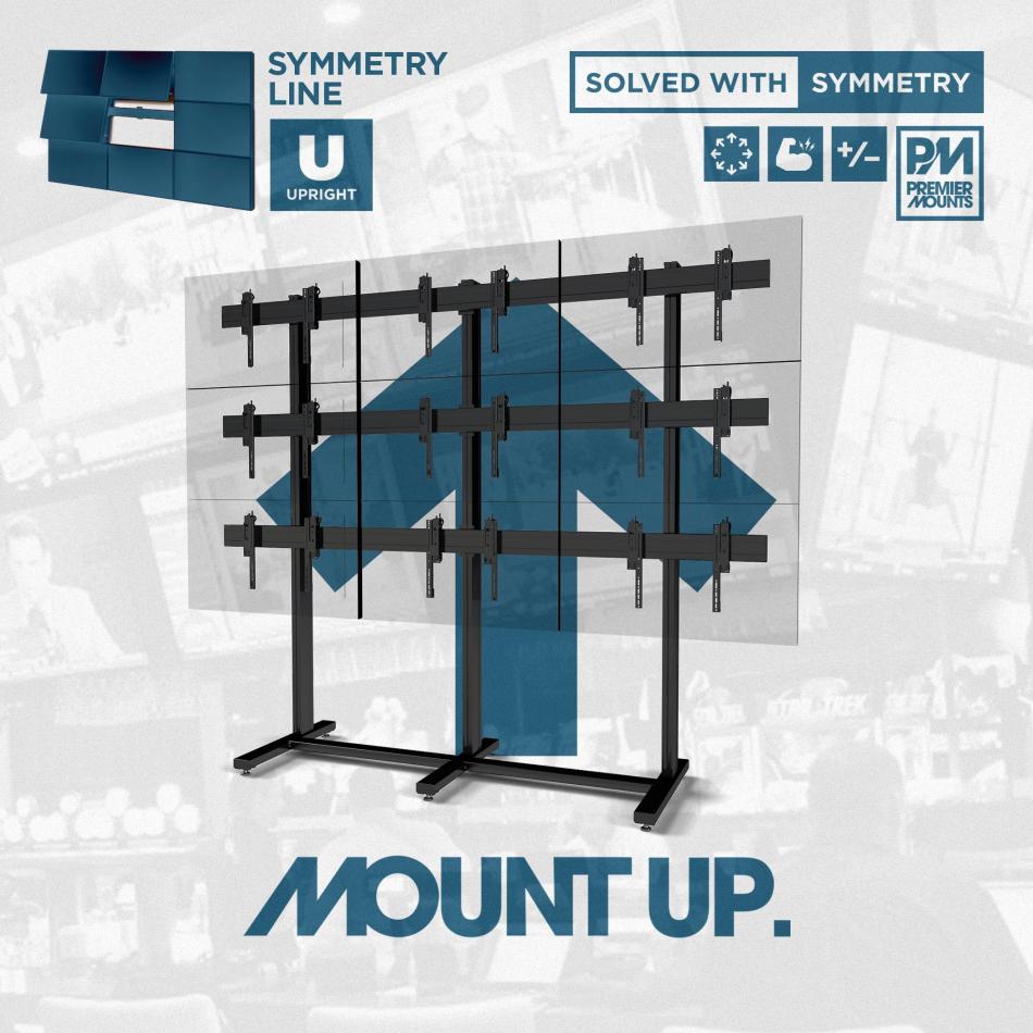 Premier Mounts Symmetry Series Upright Stand Hero Image 1