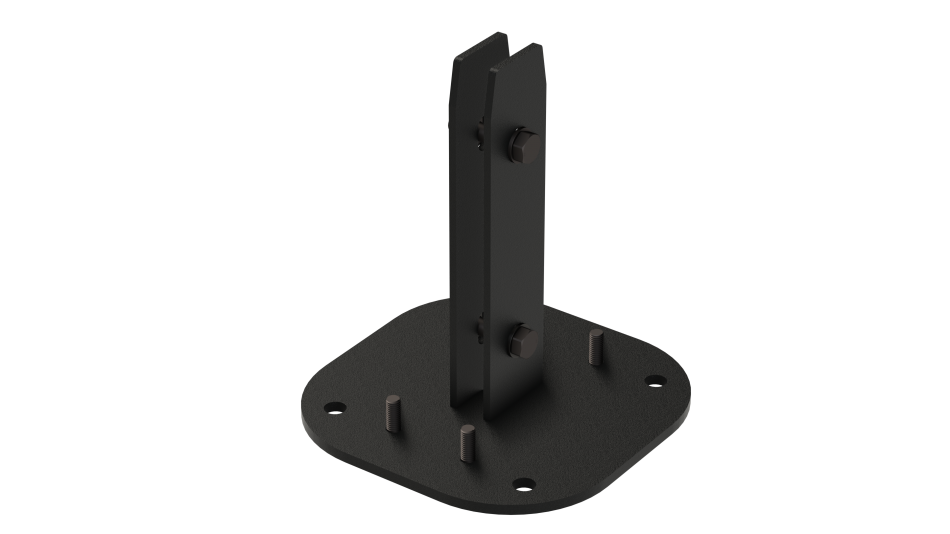 Symmetry Fixed Floor Anchor for Standing Applications