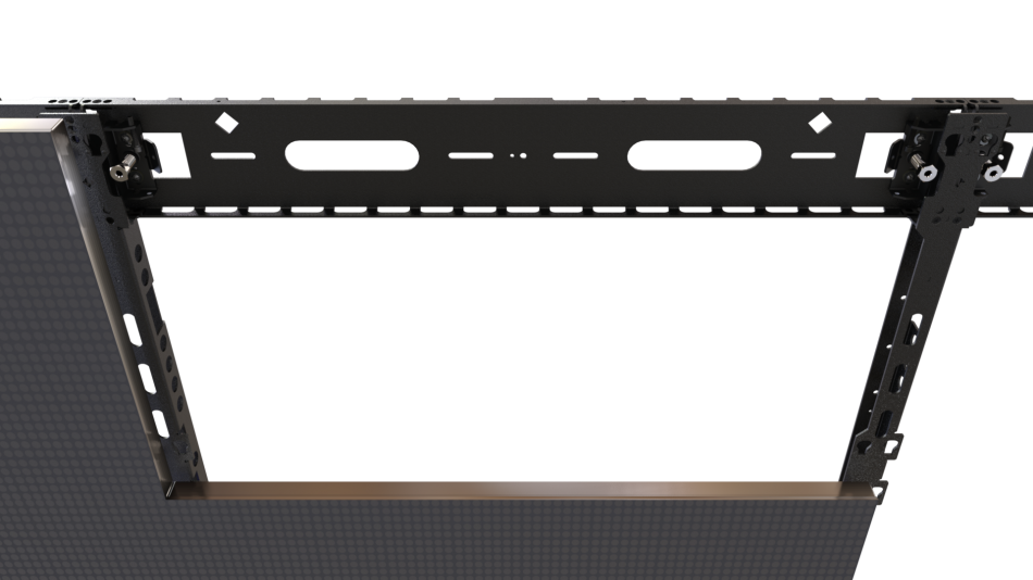 Samsung IER LED Cabinet Mounting System by Premier Mounts - Top View
