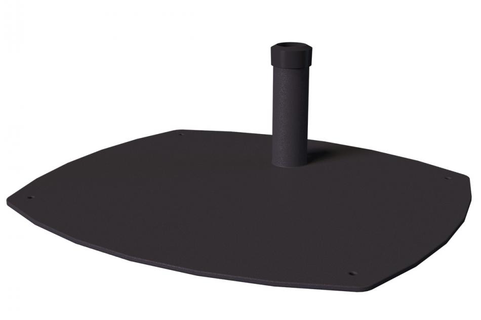 Low-Profile Floor Stand Base for use with Single Pole Stands
