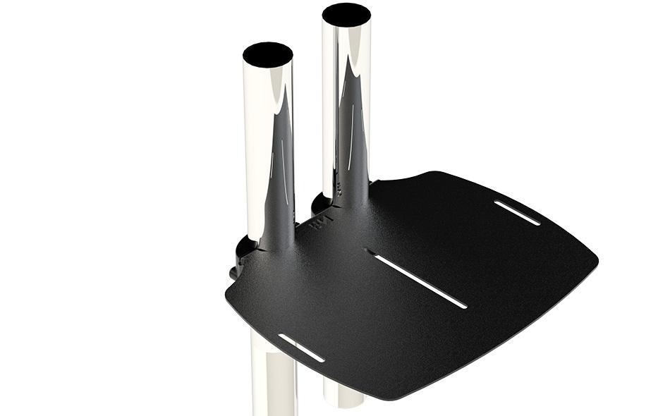 Premier Mounts Pole Mounted Shelf