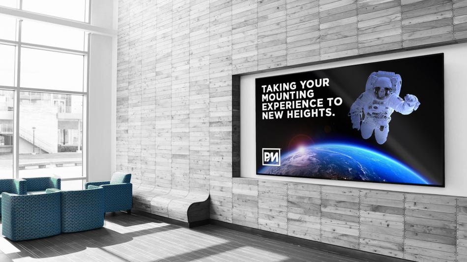 LMVS Press and Release Pop Out Slim Mount Digital Signage