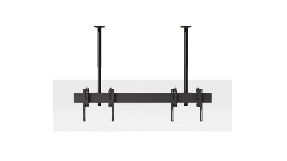 Ceiling Mounted Menu Board Video Wall Mount Front View