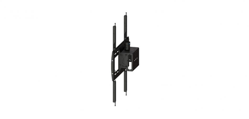 Premier Mounts Ultra Tilt Single Portrait Display Ceiling Mount with P4263FP