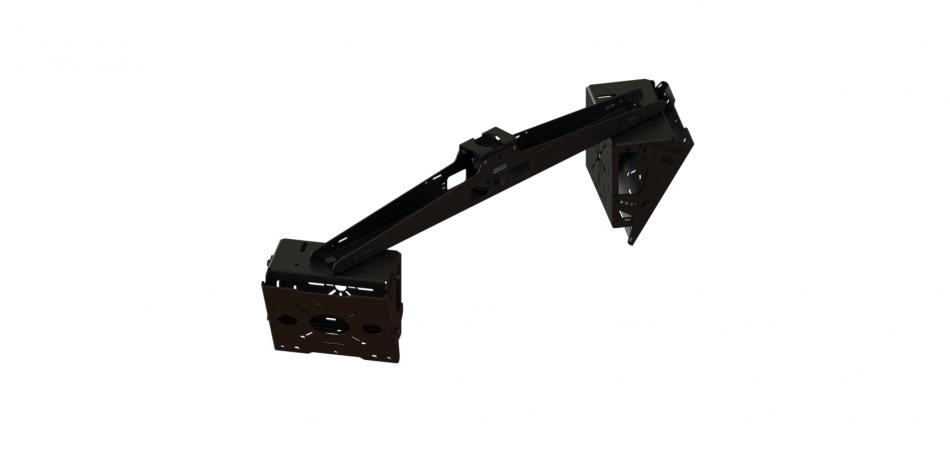 Premier Mounts Ultra Tilt Dual Swivel Portrait Ceiling Mount T-Bar