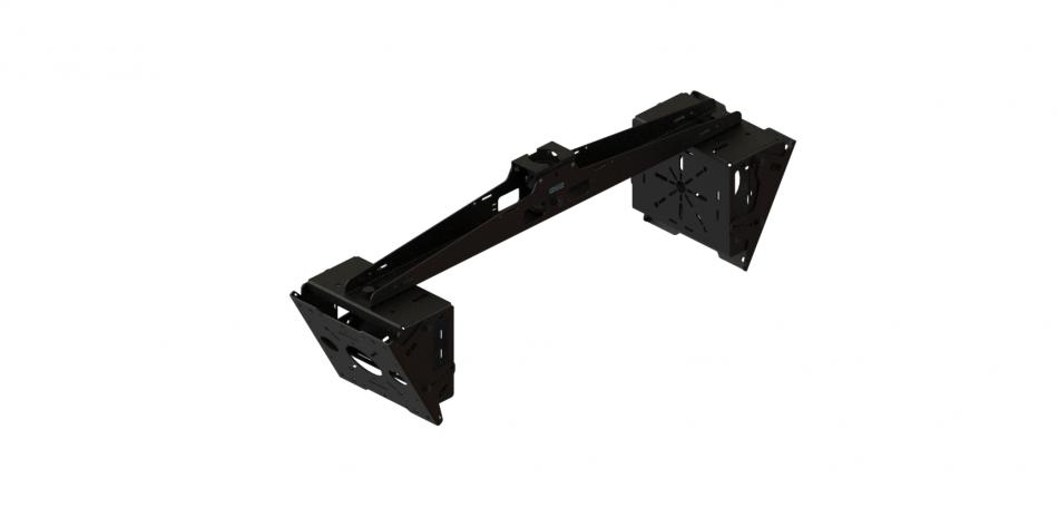 Premier Mounts Ultra Tilt Dual Swivel Portrait Ceiling Mount T-Bar