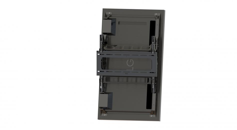 Premier Mounts Outdoor Tilt Wall Mount 7170-1137-01, Rear Portrait 10 Degree Tilt