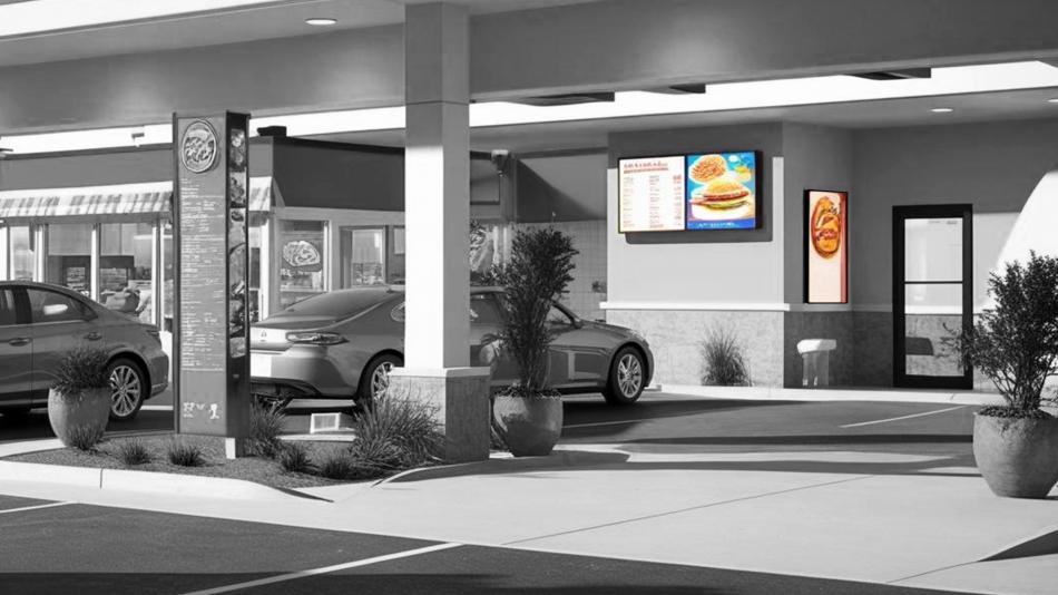 Premier Mounts Outdoor Mounts Fast Food Drive-Thru