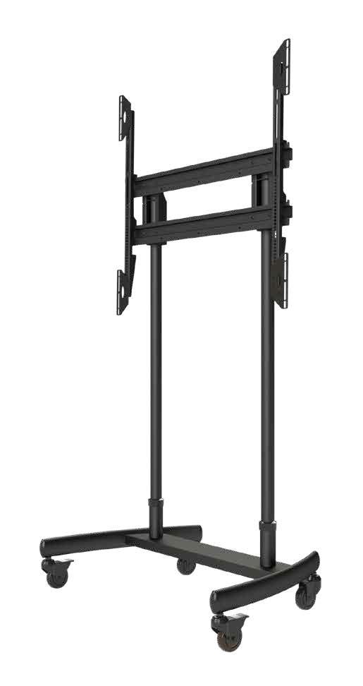 LFC-LB LFC-L Large Format Cart with Black Poles