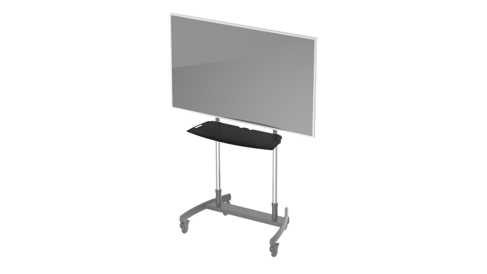 LFC-L Mobile Cart with Extra Large Accessory Shelf