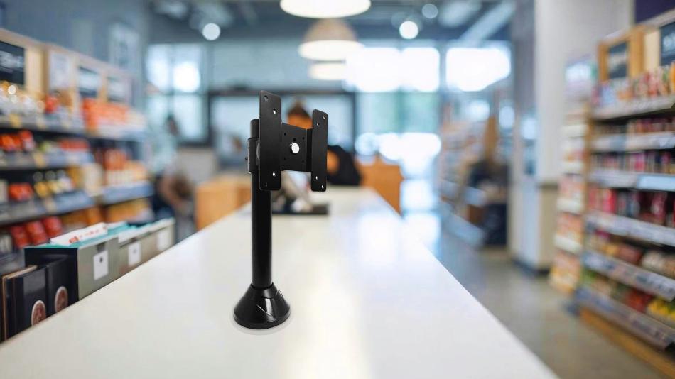 Premier Mounts PPS-PTM POS Tabletop Mount in Retail Store