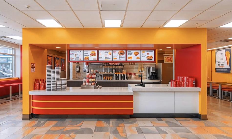 Premier Mounts PPS-PTM & PPS-PTB POS Tabletop Mount in QSR