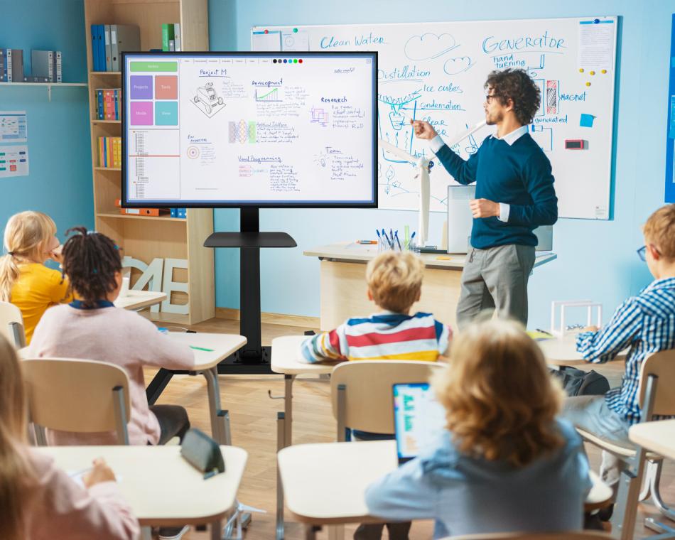 Premier Mounts PSD-ROO Display Cart Classroom